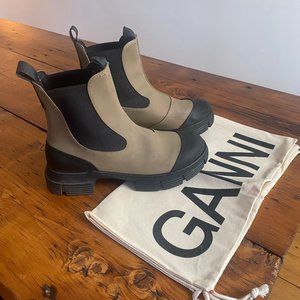 Ganni City Boots - Fossil Brown